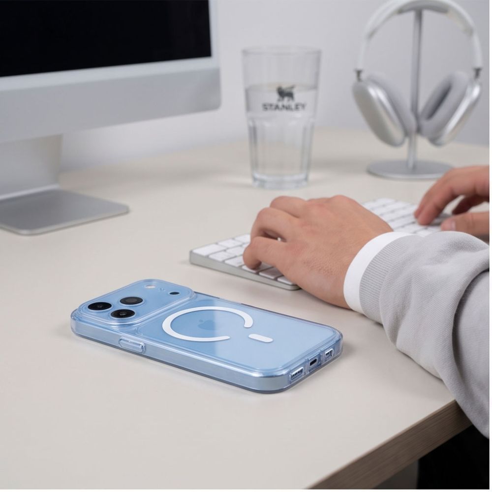 Tech Protect Magpeak Magsafe Cc Iphone 17 Pro / 18 Pro Clear