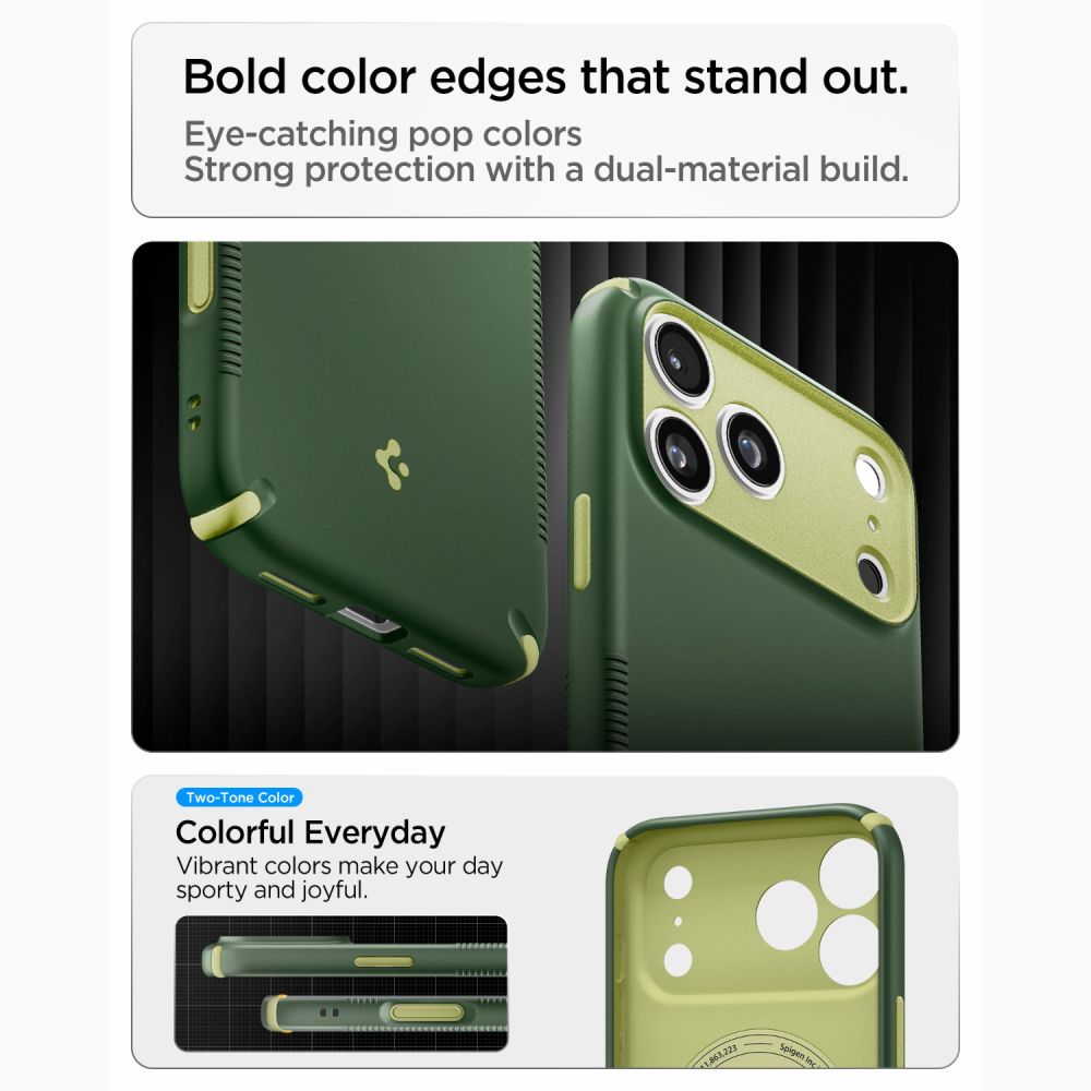 Spigen Nano Pop Hybrid Magsafe Iphone 17 Pro / 18 Pro Avo Grøn