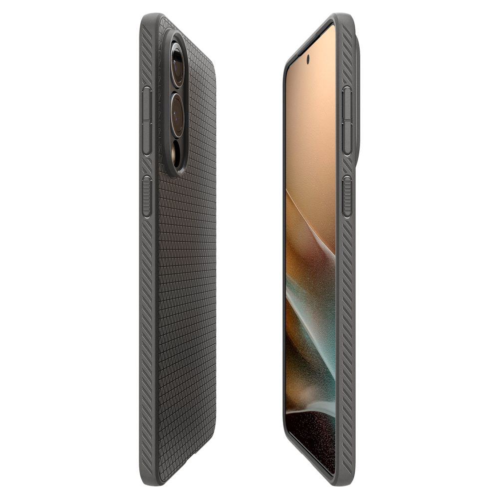 Spigen Liquid Air Galaxy S25 Edge Marmorgrå