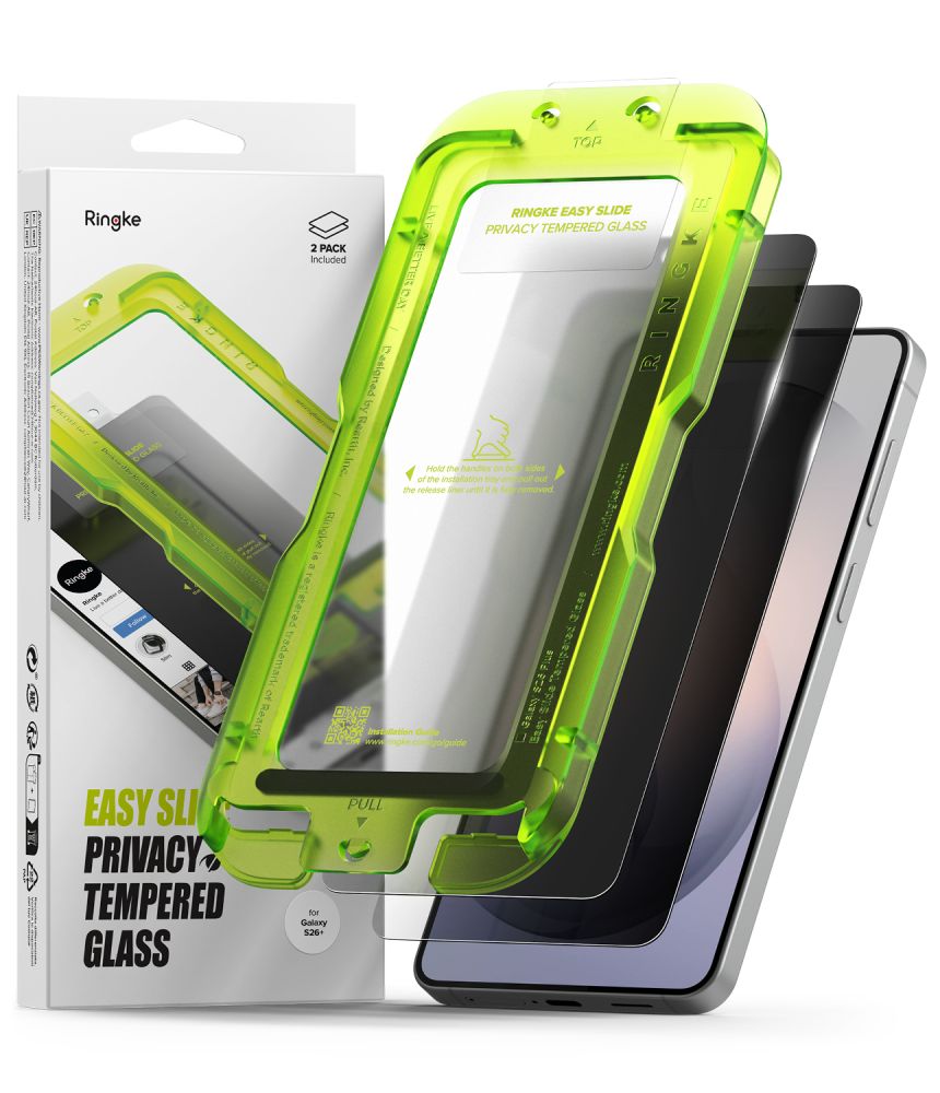Privacyglas Ringke Easy Slide 2 Pack Galaxy S26+ Plus Privacy