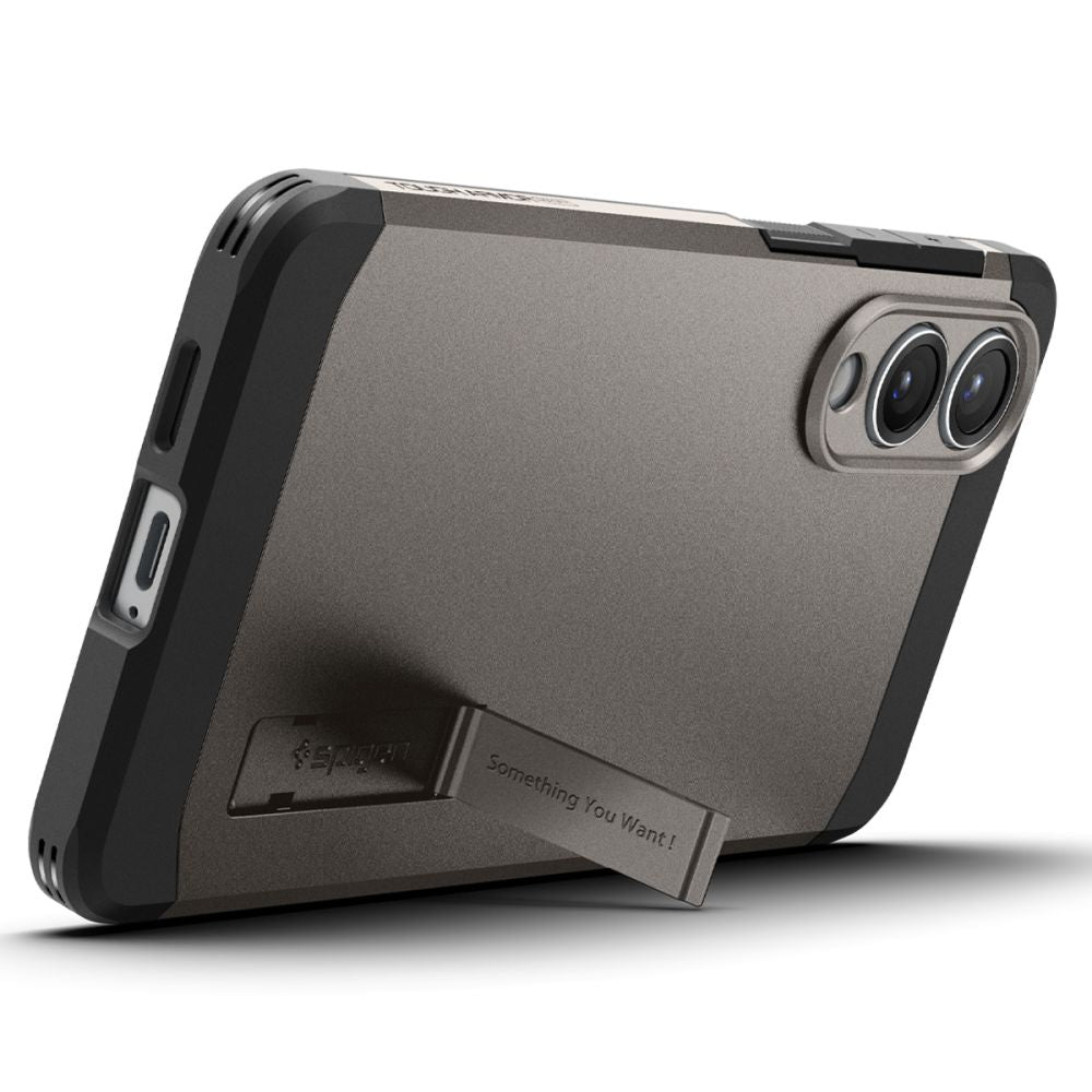 Spigen Tough Armor Magsafe Galaxy S25 Edge Gunmetal