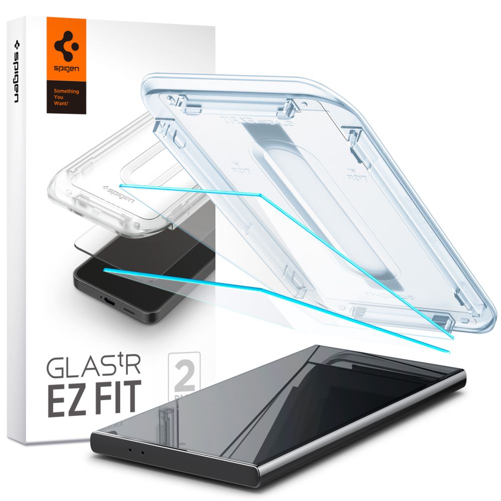 Hærdet Glas Spigen Glas.Tr ”Ez Fit” 2 Pack Galaxy S24 Ultra Clear