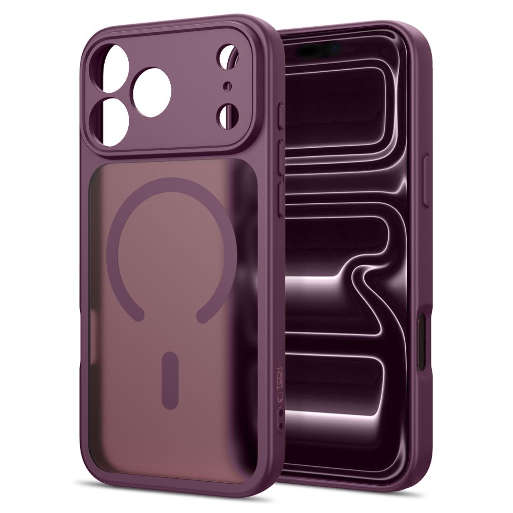 Tech Protect Basicmag Magsafe Iphone 17 Pro / 18 Pro Mat Burgundy