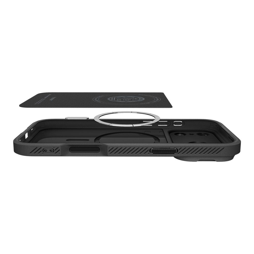 Spigen Optik Armor Mag Magsafe Iphone 17 Pro / 18 Pro Sort