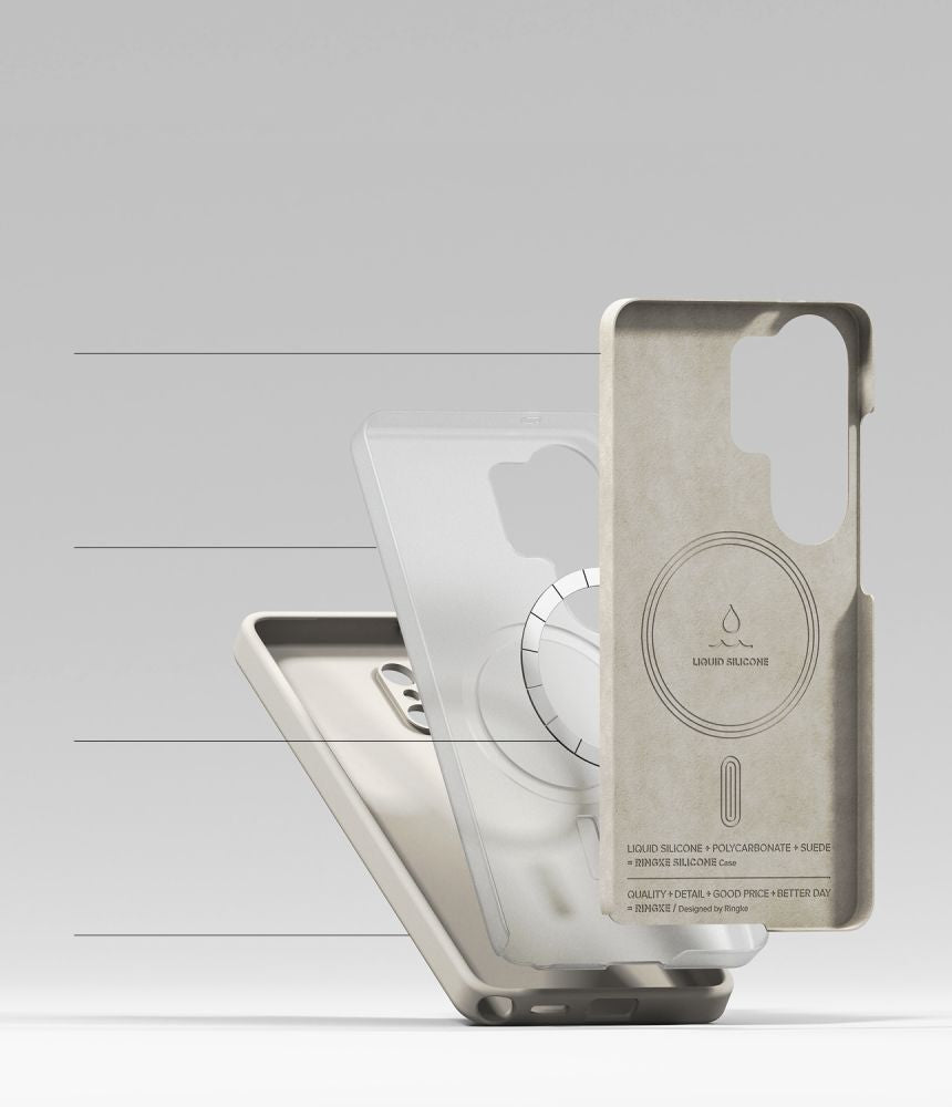 Ringke Silikone Magnetisk Magsafe Galaxy S26 Ultra Stone