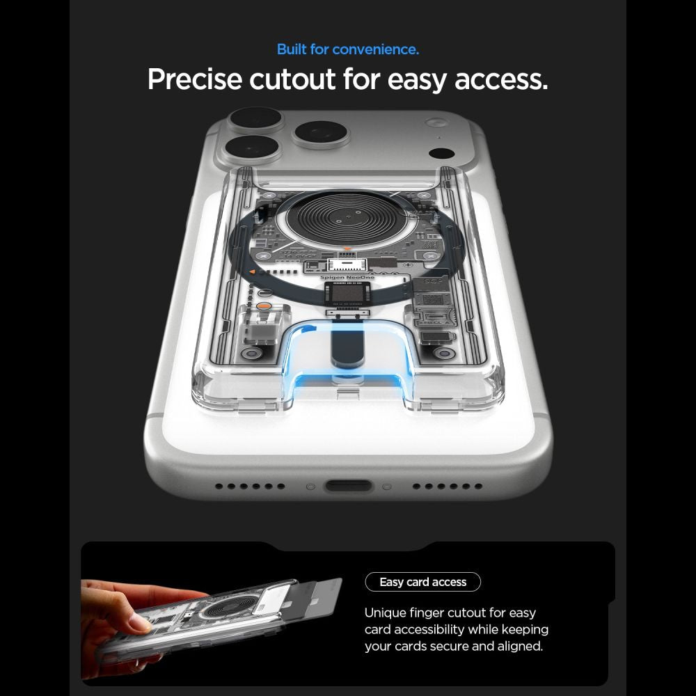 Spigen Ultra Hybrid Tegnebog Magsafe Magnetisk Kortholder Neo One