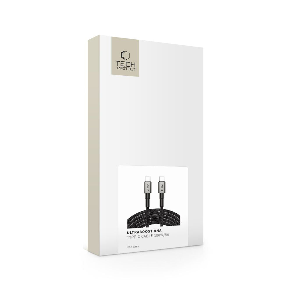 Tech Protect Ultraboost Dna Type C Kabel Pd 100 W / 5 A 300 Cm Jerngrå