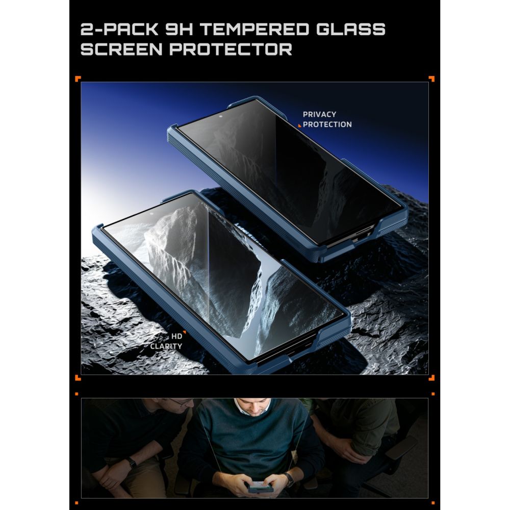 Supcase Ub Aero Magsafe 2 Sæt Galaxy Z Fold 8 Ultra Aramid Blå