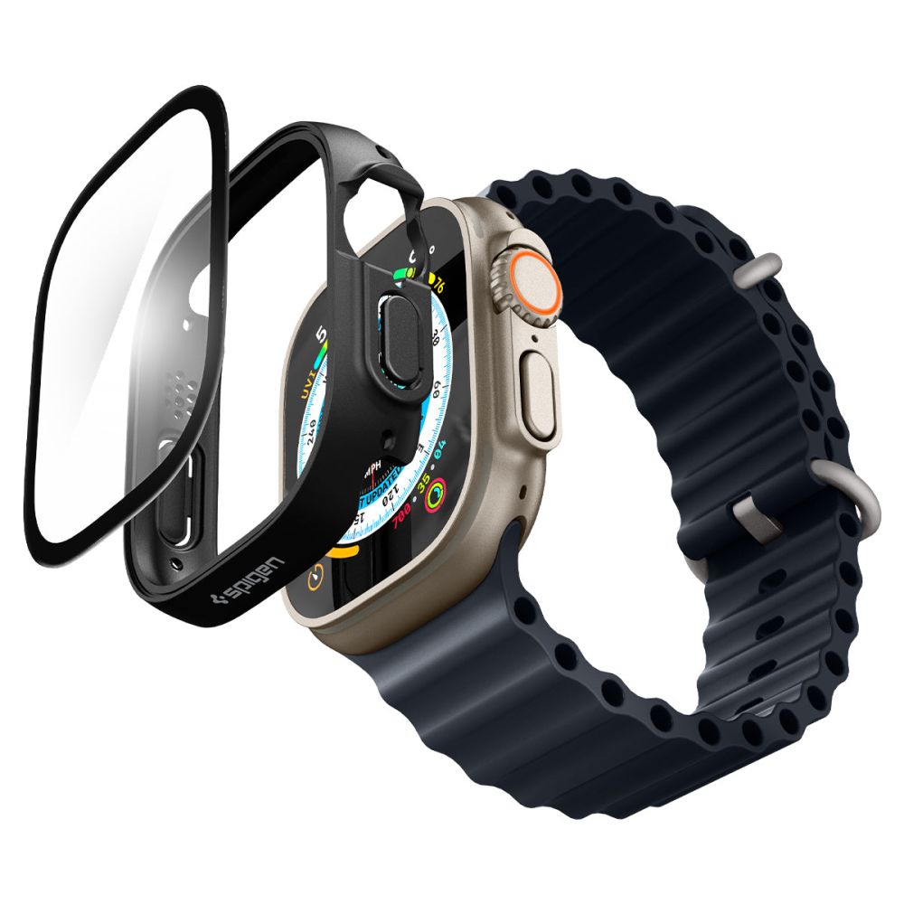 Spigen Thin Fit 360 Apple Watch Ultra 1 / 2 / 3 / 4 (49 Mm) Sort