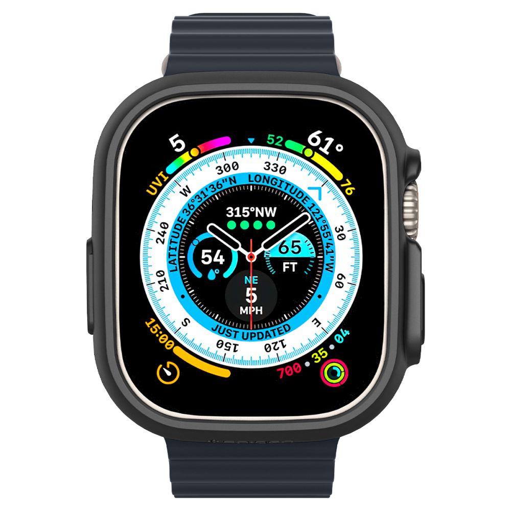 Spigen Thin Fit Apple Watch Ultra 1 / 2 / 3 / 4 (49 Mm) Sort