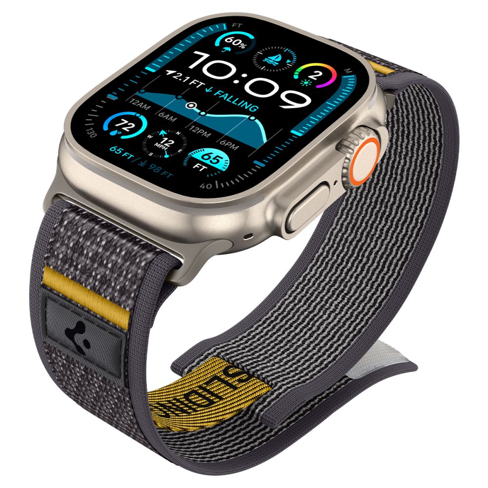 Spigen Athlex Air Apple Watch 8 / 9 / 10 / 11 / 12 / Se / Ultra (44 / 45 / 46 / 49 Mm) Active Grå