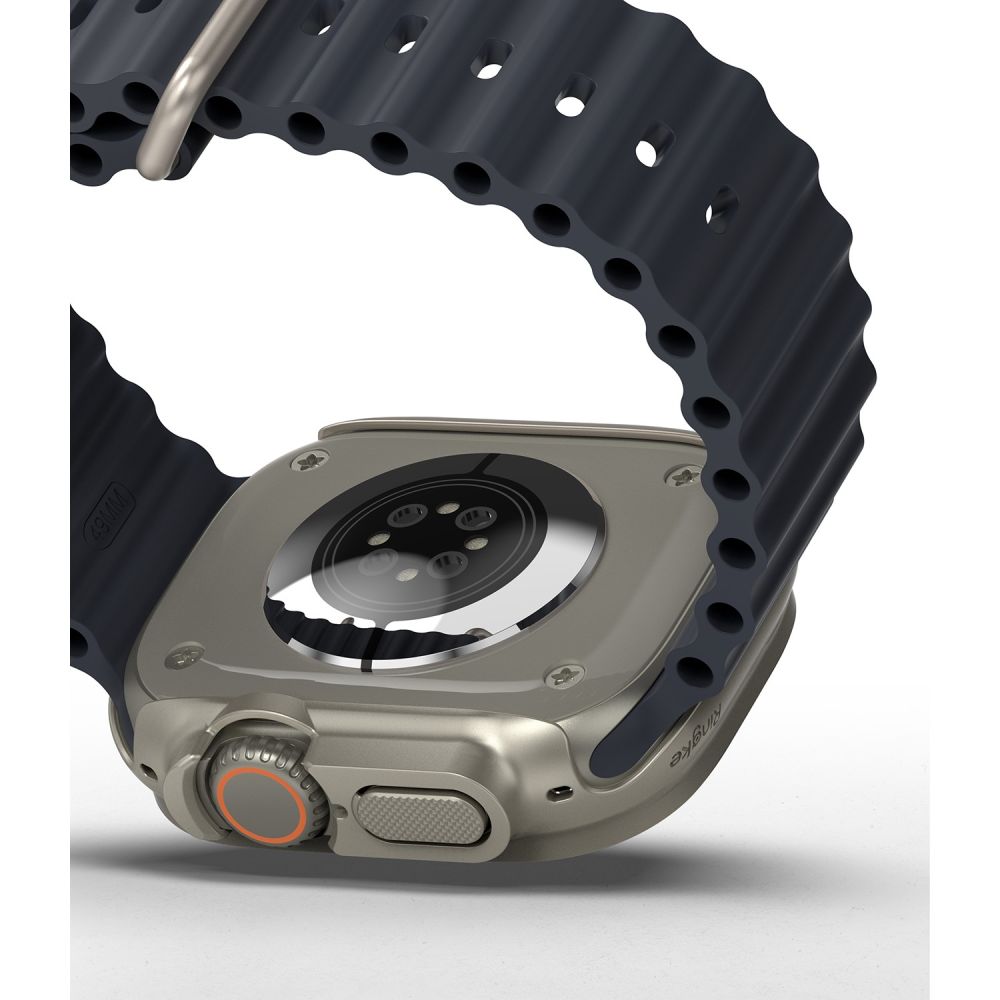 Ringke Slim 2 Pak Apple Watch Ultra 1 / 2 / 3 / 4 (49 Mm) Klar & Titangrå