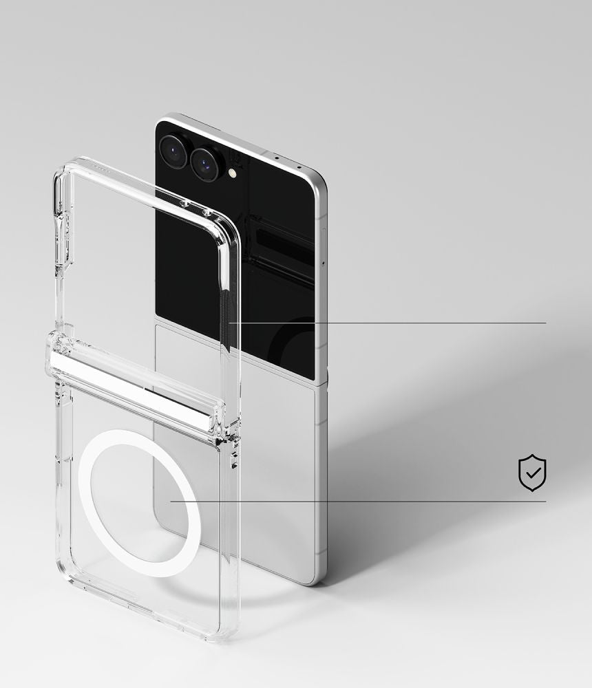 Ringke Fusion Flap Magnetisk Magsafe Galaxy Z Flip 8 Klar