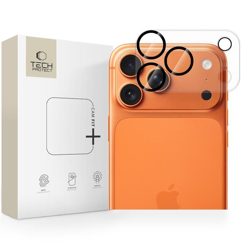 Kamera Beskyttelse Tech Protect Cam Fit+ Iphone 17 Pro Clear
