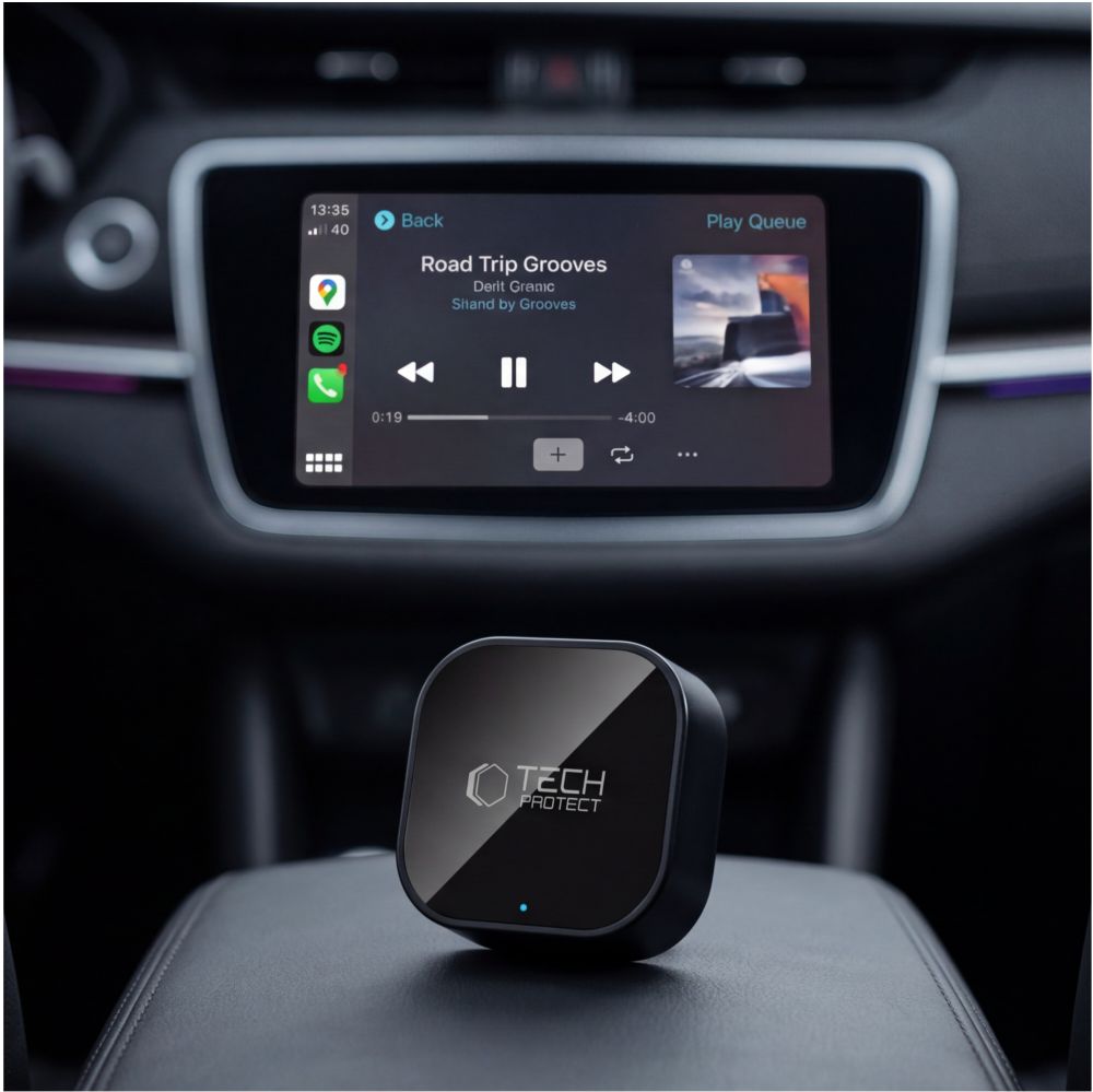 Tech Protect Ultraboost Ca01 Apple Carplay / Android Autoadapter Usb Bluetooth 5.4 Matsort