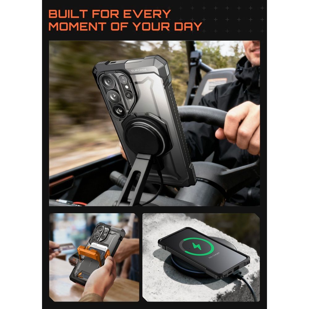 Supcase Ub Grip Mag Magsafe Galaxy S26 Ultra Sort