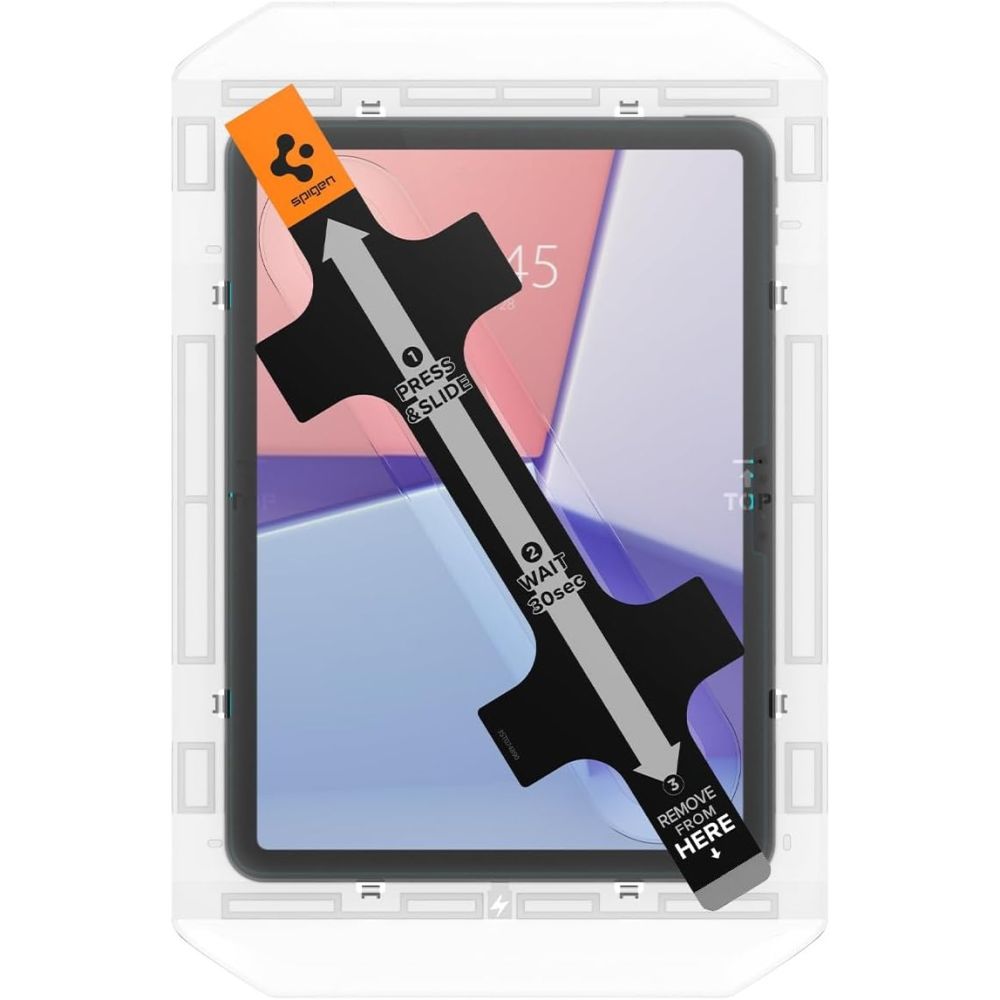Hærdet Glas Spigen Glas.Tr ”Ez Fit” Ipad Air 11” 6 / 7 / 8 / 2024 2026 Clear