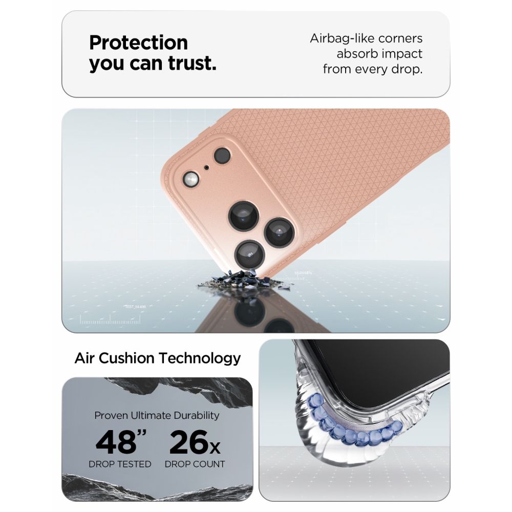 Spigen Liquid Air Iphone 17 Pro Max / 18 Pro Max Rose Titanium