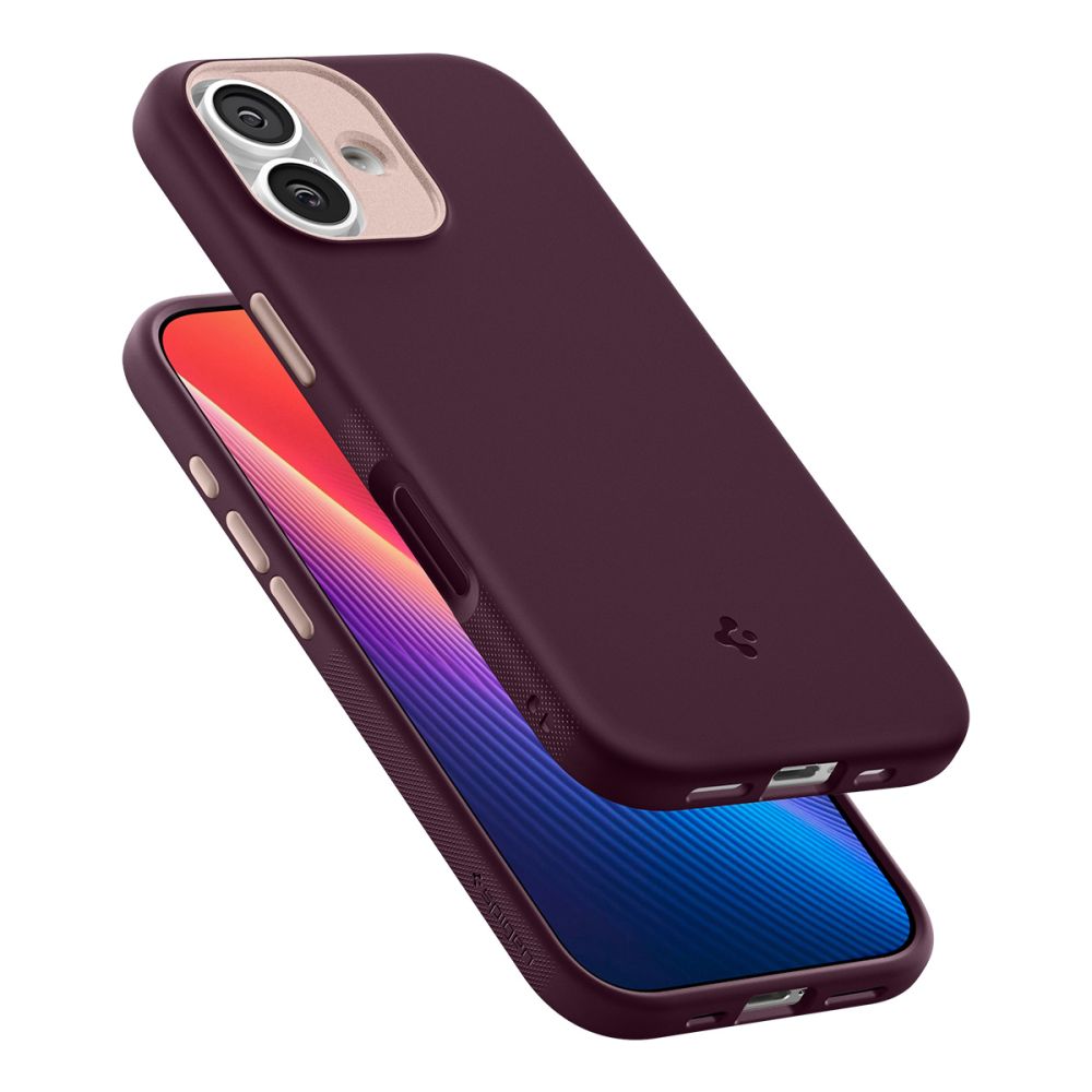 Spigen Nano Pop Mag Magsafe Iphone 17 Burgundy Bønne