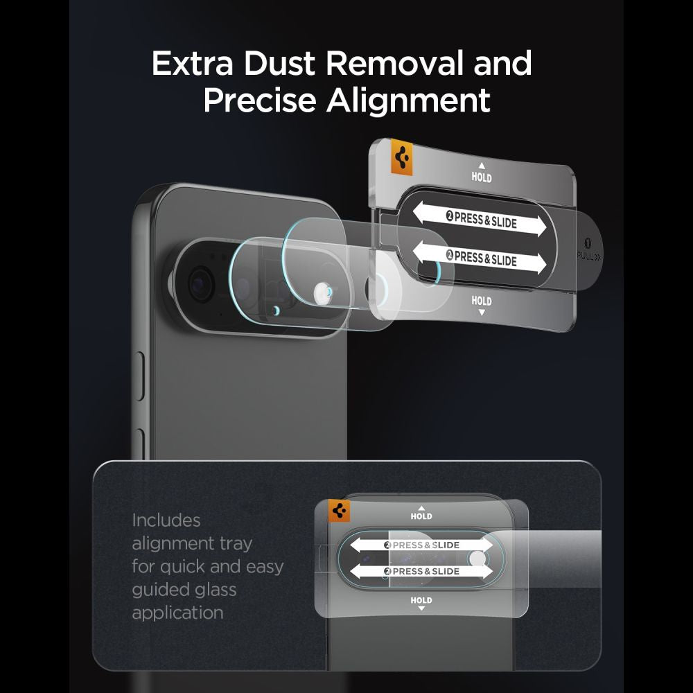 Kamera Beskyttelse Spigen Optik Pro Glas.Tr Ez Fit Camera Protector 2 Pack Google Pixel 11 Pro Xl Clear