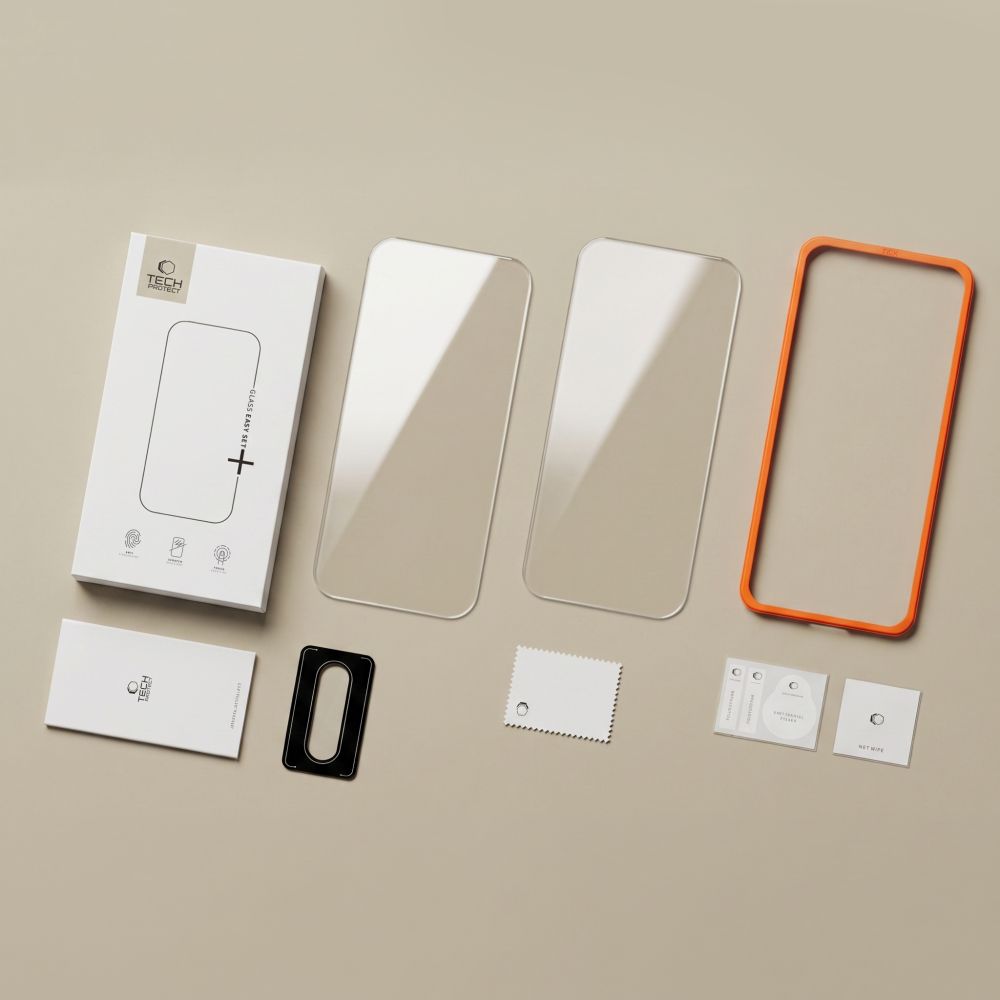 Hærdet Glas Tech Protect Easy Set+ 3 Pack Galaxy A27 5 G Clear
