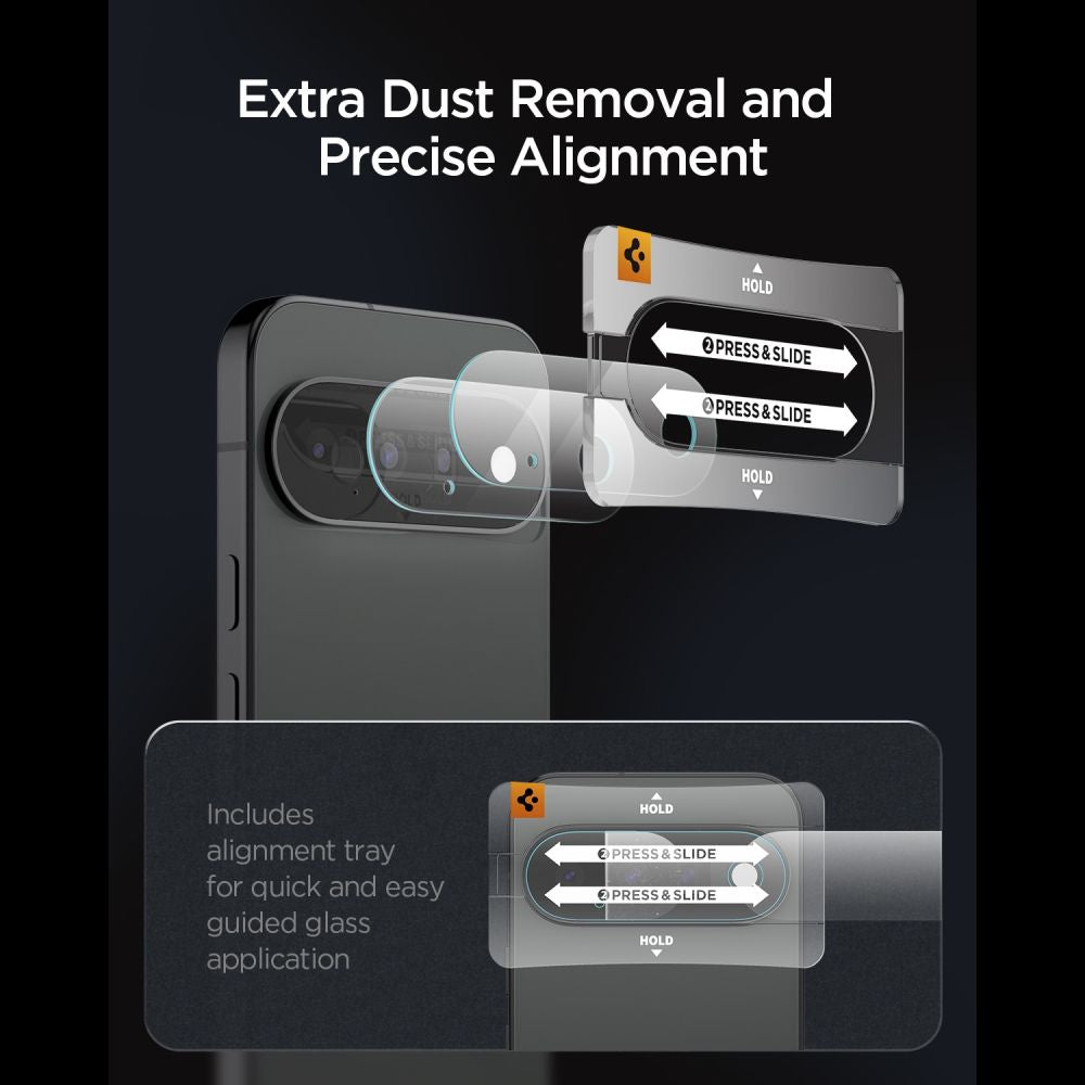 Kamera Beskyttelse Spigen Optik Pro Glas.Tr Ez Fit Camera Protector 2 Pack Google Pixel 11 Clear