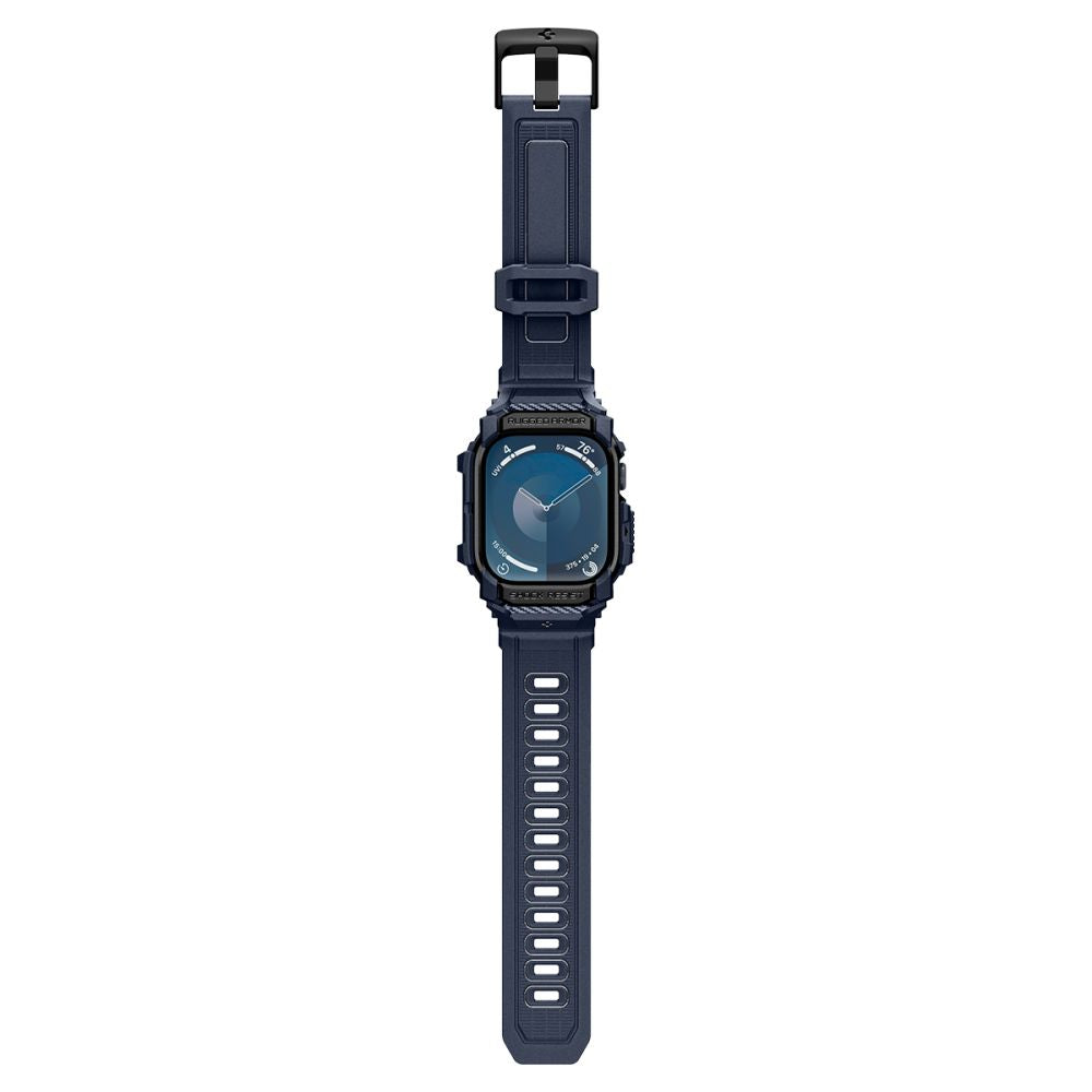 Spigen Rugged Armor ”Pro” Apple Watch 10/11 (46 Mm) Marineblå