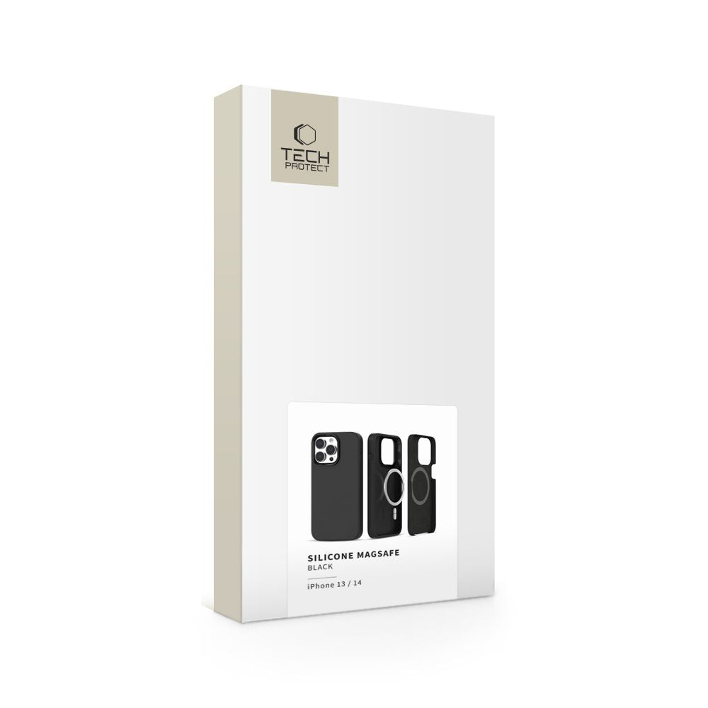 Tech Protect Silikone Magsafe Iphone 13/14 Sort