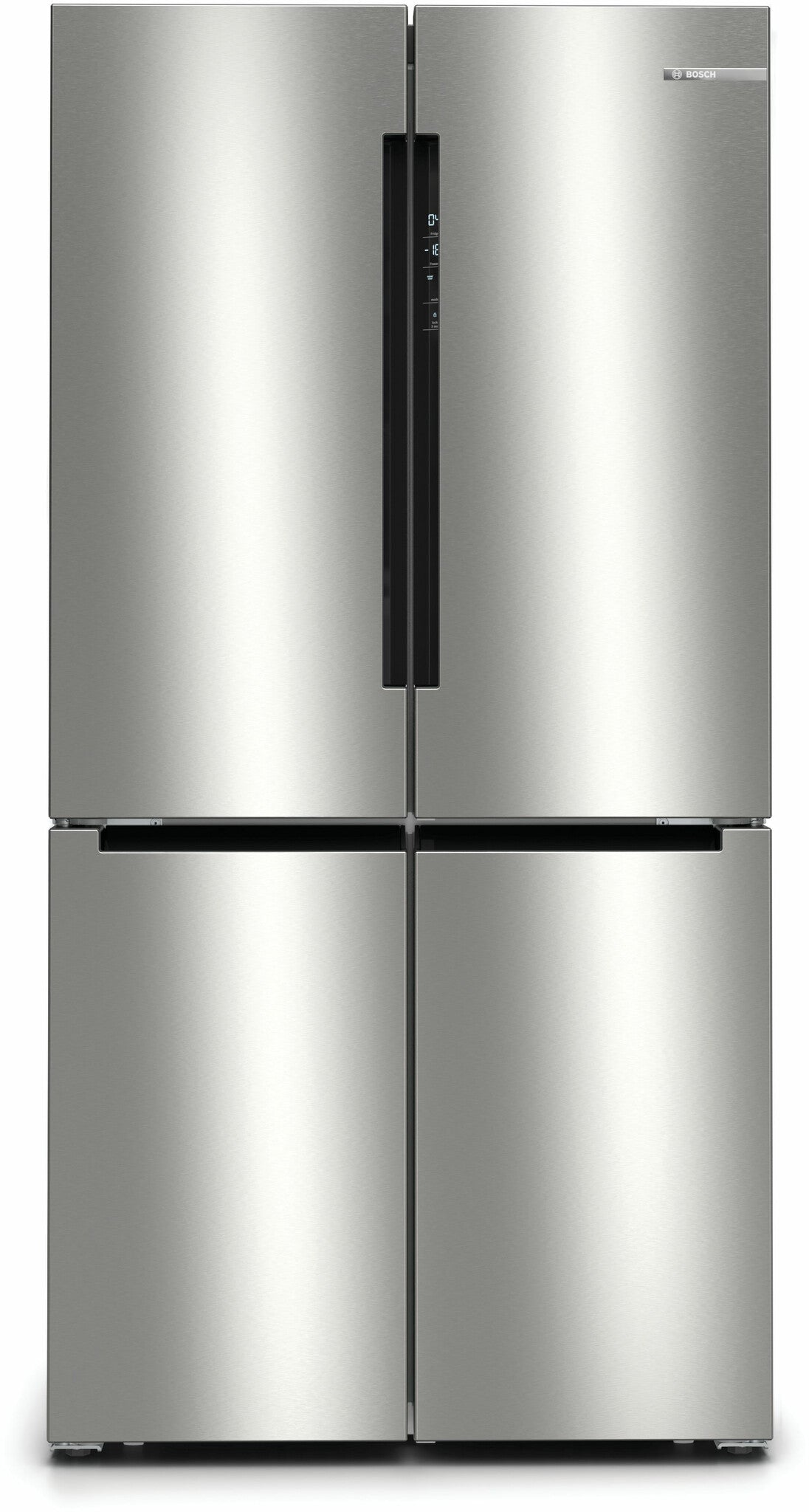 Bosch Serie 4 KFN96VPEA side-by-side køle-fryseskab Fritstående 605 L Rustfrit stål