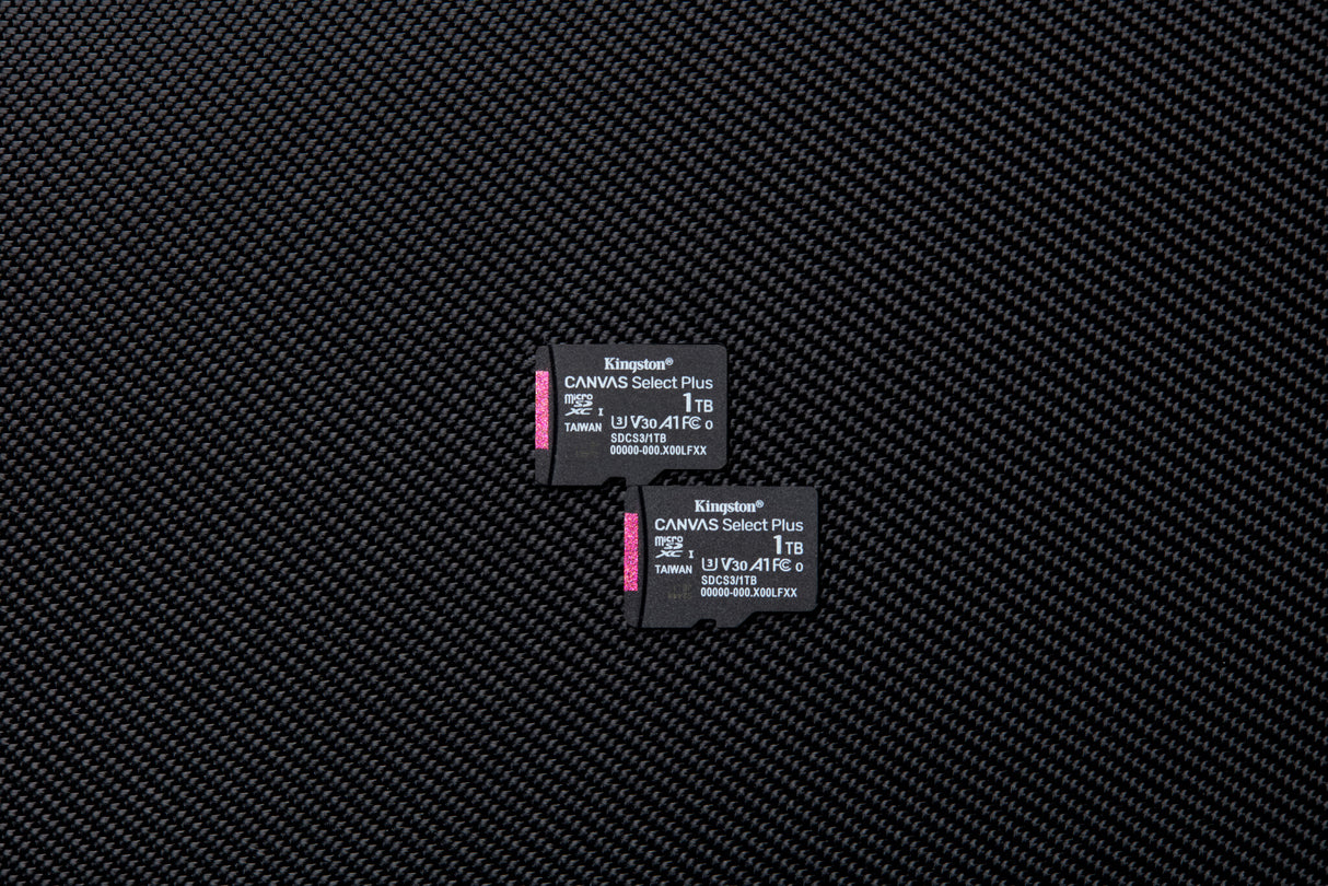 Kingston Technology 1 TB microSDXC Canvas Select Plus Gen3 150 MB/s A1-kort + adapter