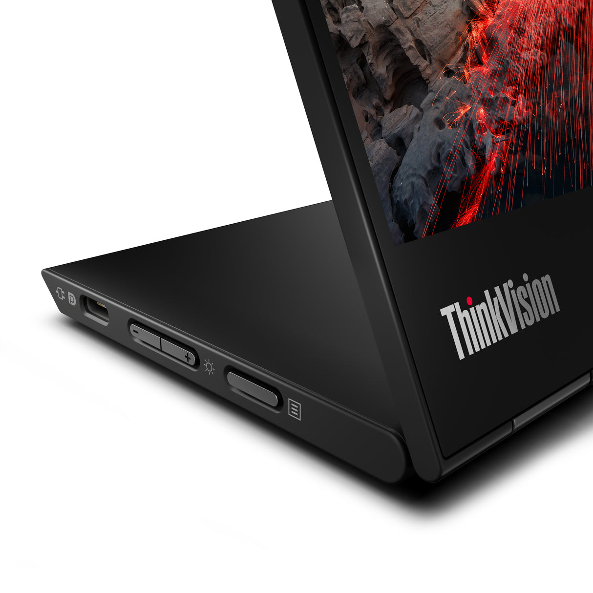 Lenovo ThinkVision M14t computerskærm 35,6 cm (14") 2240 x 1400 pixel 2.2K LED Berøringsskærm Sort