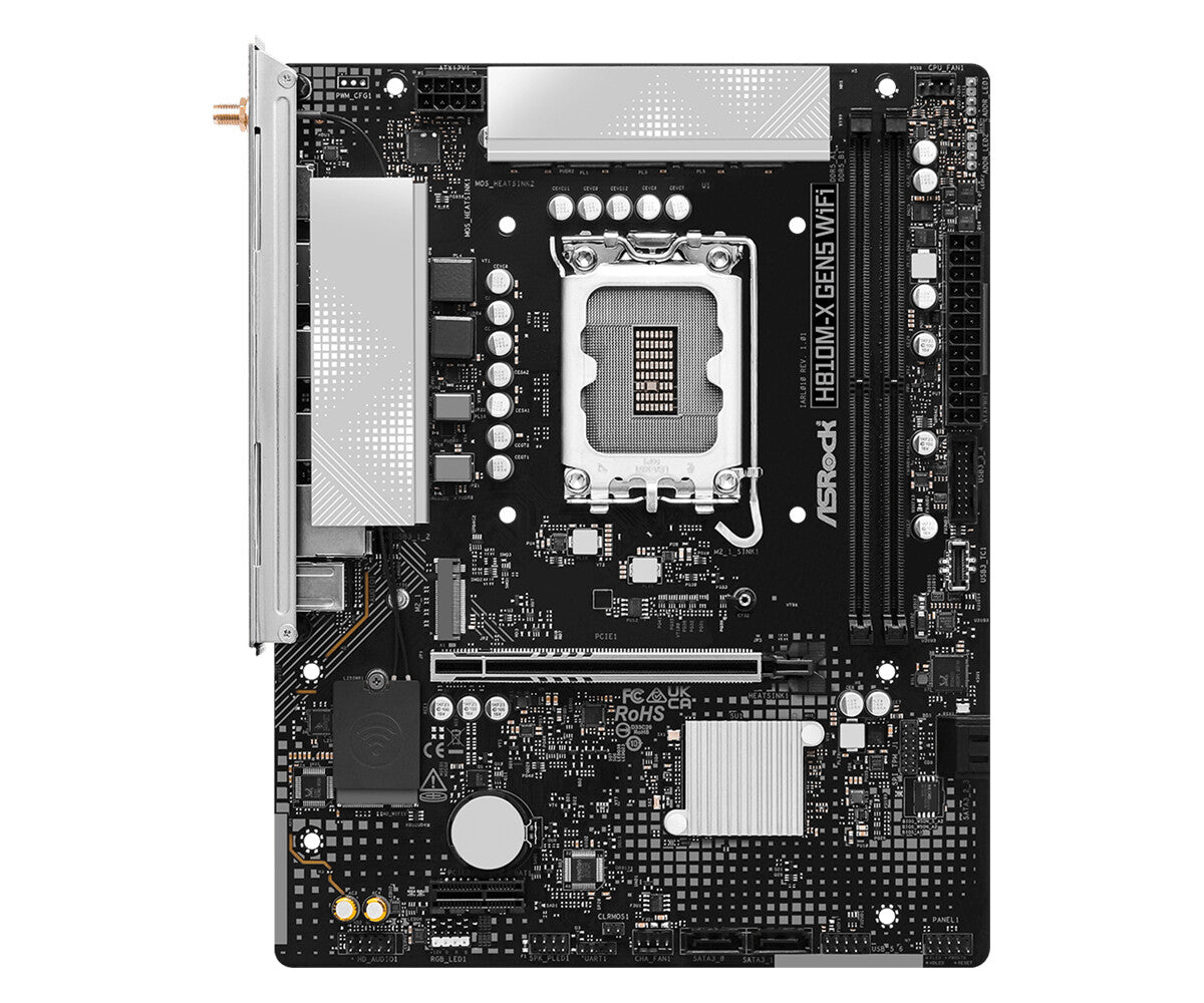 ASRock H810M-X GEN5 WIFI 1851 mATX HDMI/DP DD