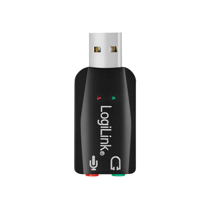 LogiLink USB Soundcard Virtual 3D Soundeffects USB 2.0 Ekstern