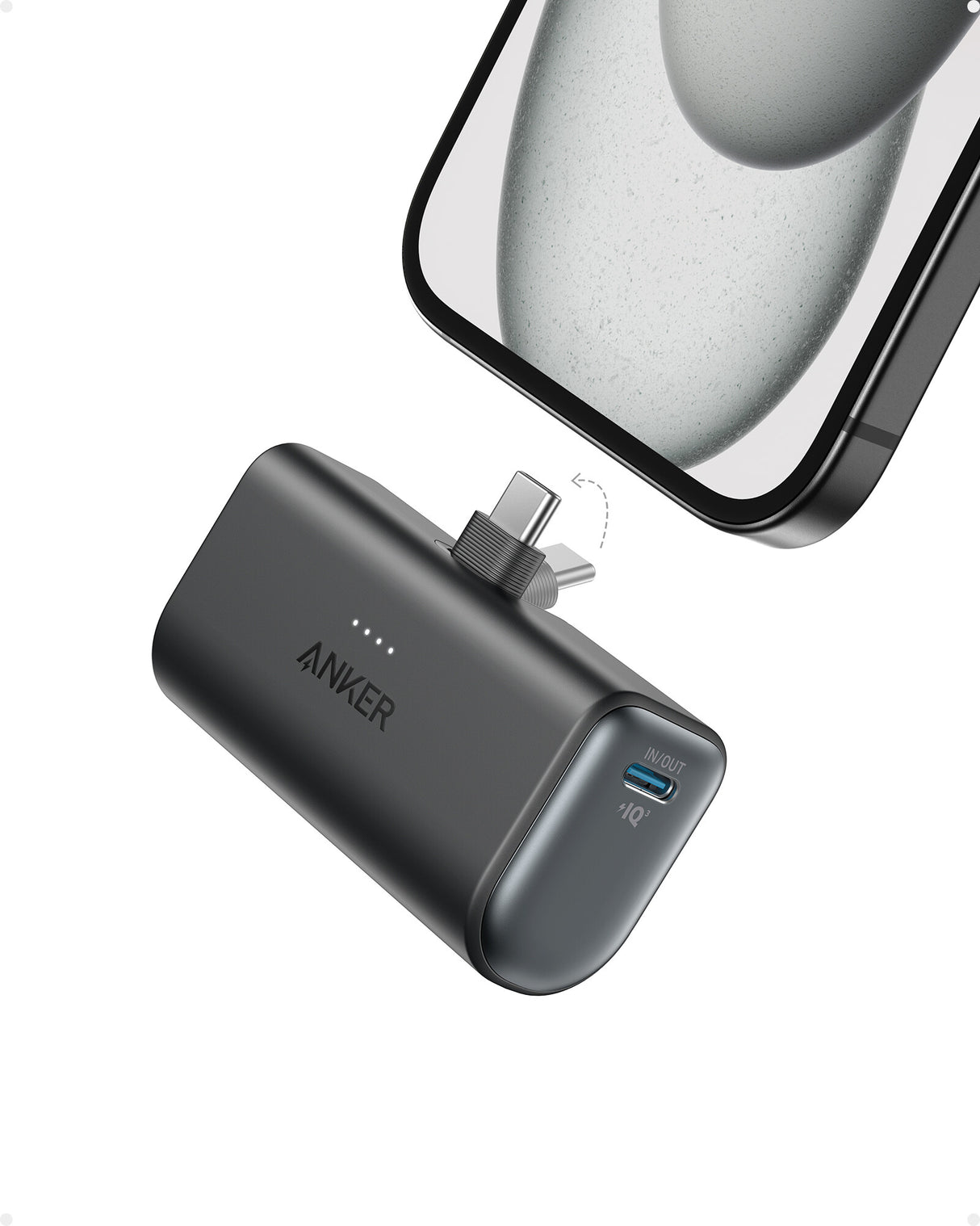 Anker Nano 5000 mAh Sort
