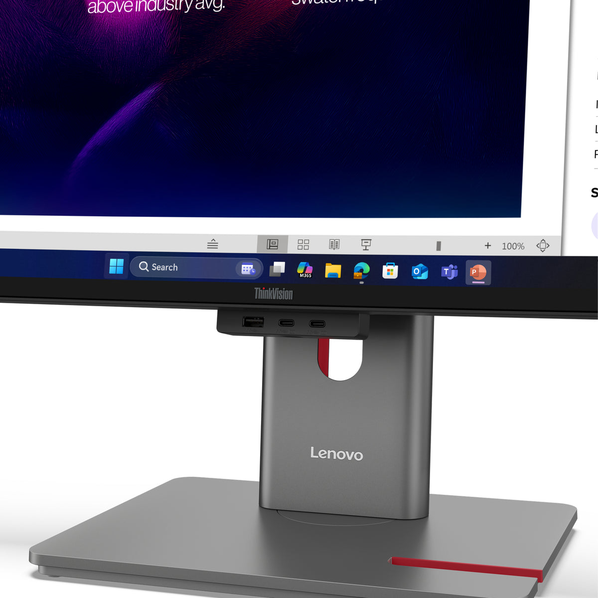 Lenovo ThinkVision P40WD-40 40 IPS 5120 x 2160 (UltraWide) Thunderbolt 4 HDMI DisplayPort 120Hz