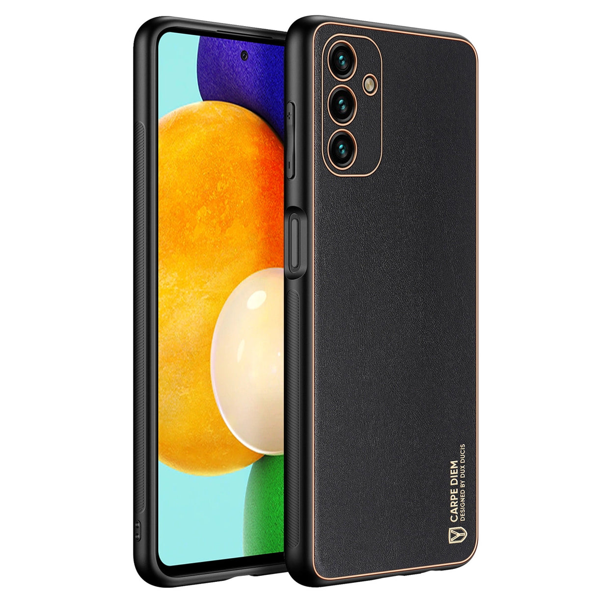 Dux Ducis Yolo elegant cover af økologisk læder til Samsung Galaxy A13 5G sort
