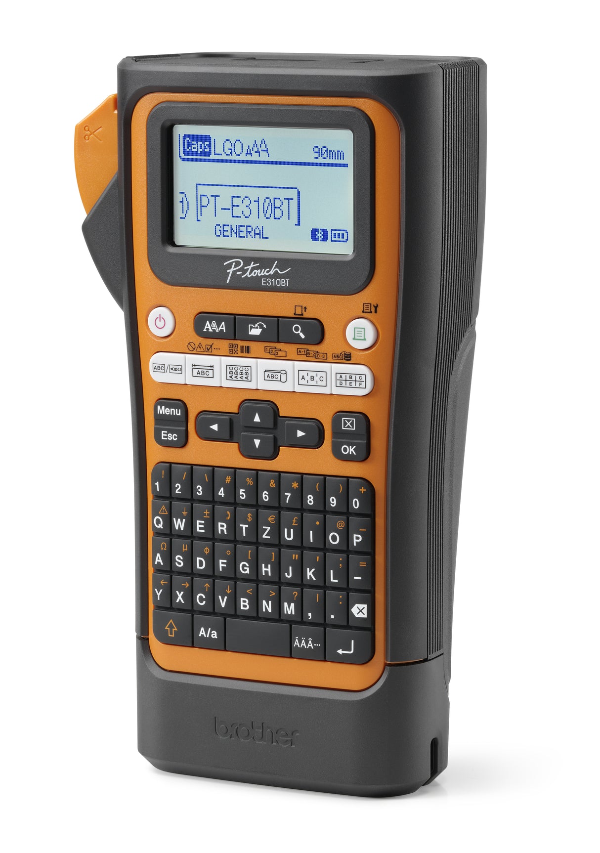 Brother PT-E310BTVP etiketprinter Termisk overførsel 180 x 180 dpi 20 mm/sek. Kabel & trådløs HSE/TZe Bluetooth QWERTY
