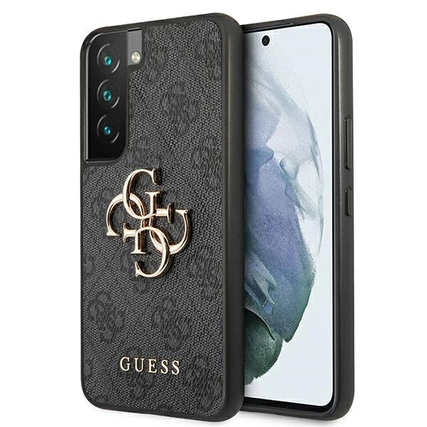 Guess GUHCS22S4GMGGR S901 S22 szary/grå hardcase 4G Big Metal Logo