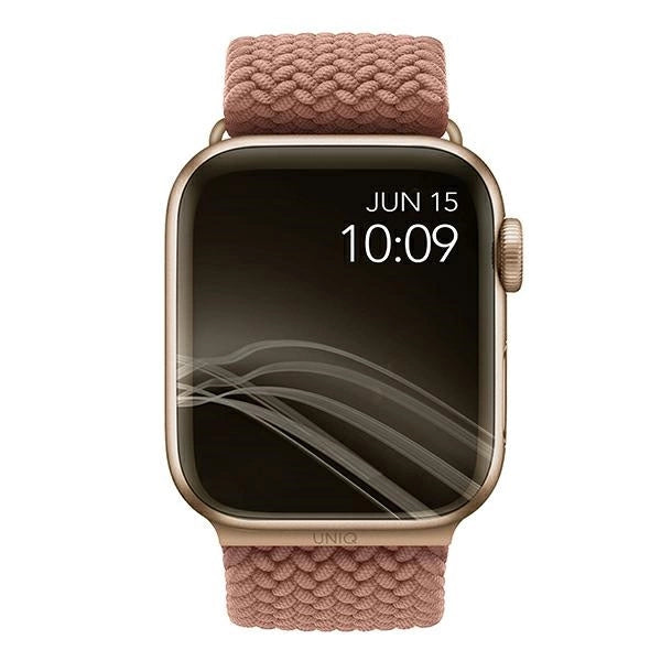 Uniq Aspen Strimlet rem til Apple Watch 1/2/3/4/5/6/7/8/SE/SE2 44/42/45 mm - lyserød