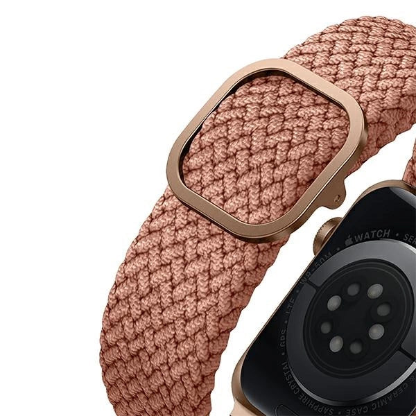 Uniq Aspen Strimlet rem til Apple Watch 1/2/3/4/5/6/7/8/SE/SE2 44/42/45 mm - lyserød
