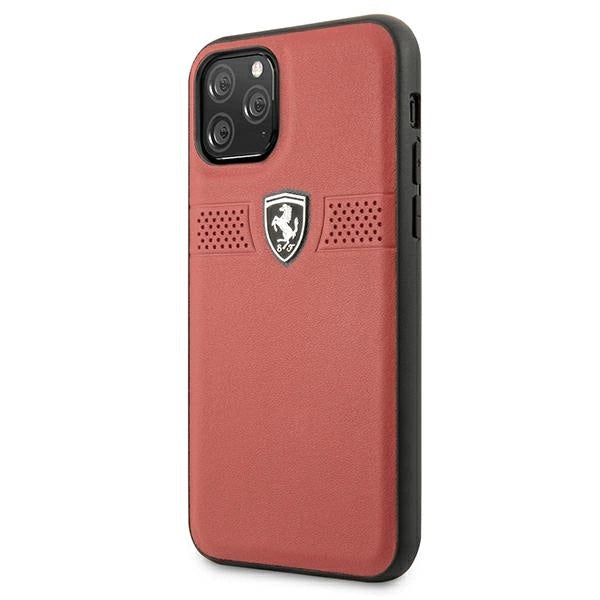 Ferrari FEOBAHCN58RE iPhone 11 Pro 5.8" rød/rød hardcase Off Track læder