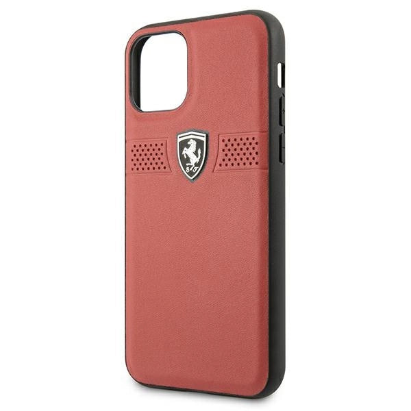 Ferrari FEOBAHCN58RE iPhone 11 Pro 5.8" rød/rød hardcase Off Track læder
