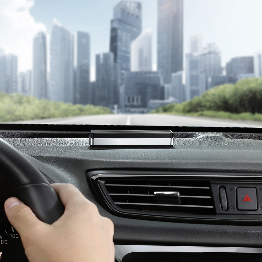 Baseus Moonlight Box Series sølvparkeringsnummerplade med telefonnummer