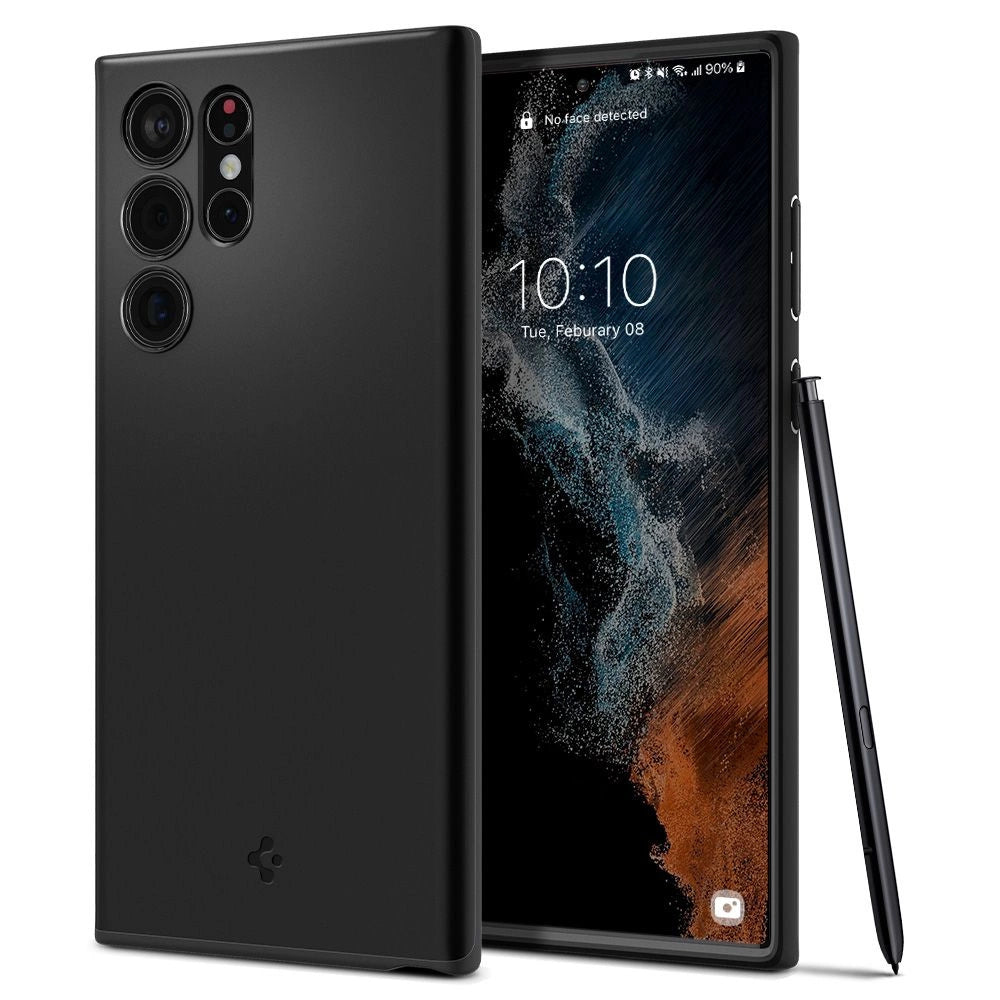 Spigen Thin Fit Case til Samsung Galaxy S22 Ultra - sort