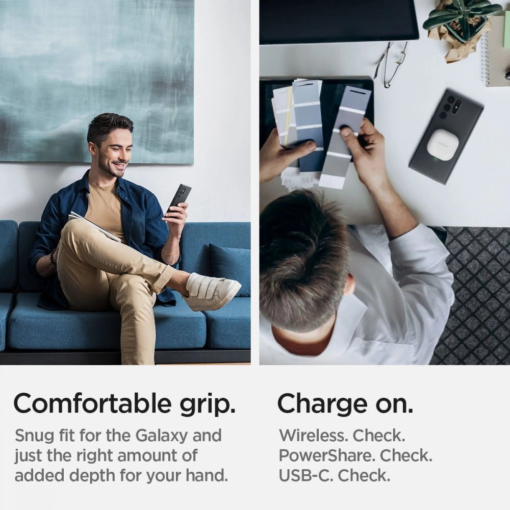 Spigen Thin Fit Case til Samsung Galaxy S22 Ultra - sort