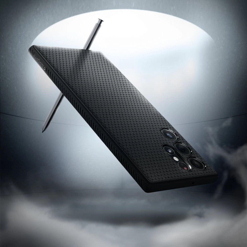 Spigen Liquid Air Case til Samsung Galaxy S22 Ultra - Matte sort