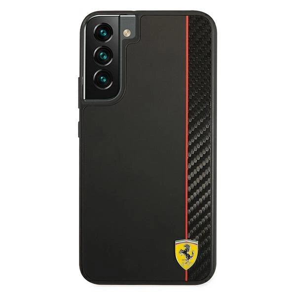Ferrari FESAXHCS22MBK S22+ S906 sort/sort hardcase On Track Carbon Stripe