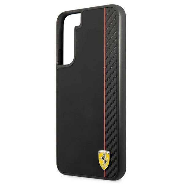 Ferrari FESAXHCS22MBK S22+ S906 sort/sort hardcase On Track Carbon Stripe