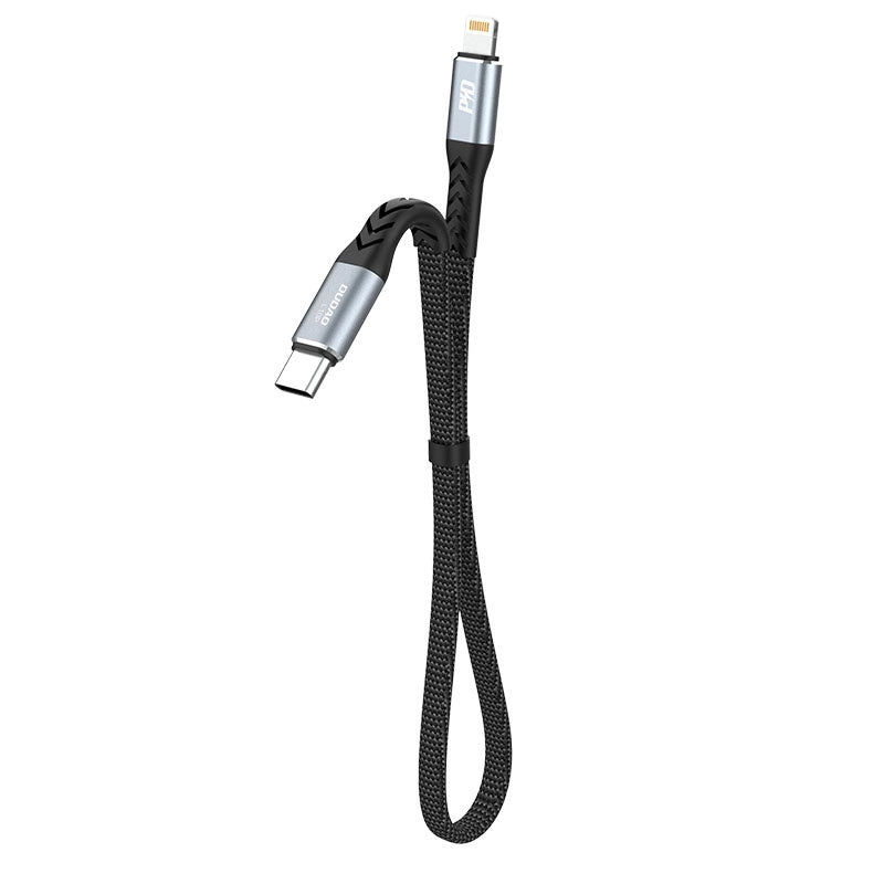 Dudao L10P Lightning - USB-C PD 20W kabel 0,23m - sort