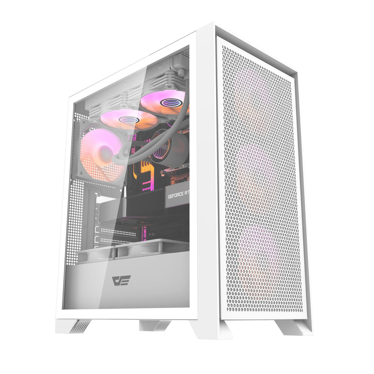 darkFlash DRX70 Mesh Midi Tower Hvid